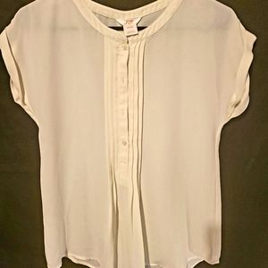 Womens Blouse Ivory Size XS Joe Fresh